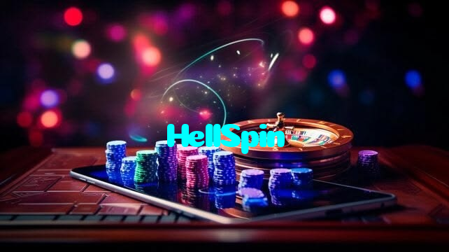 HellSpin casino presented on mobile device in Pakistan with slots and live games